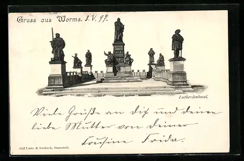 AK Worms, Das Lutherdenkmal