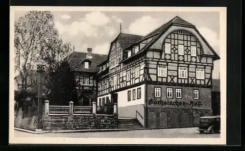 AK Dermbach /Röhn, Gasthaus Sächsischer Hof