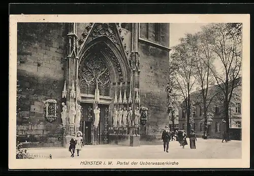 AK Münster i. W., Portal der Ueberwasserkirche