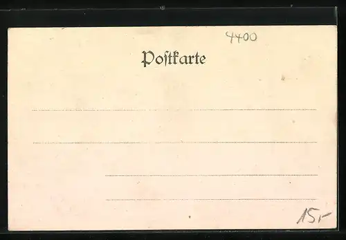 AK Münster i. W., Blick auf den Dom