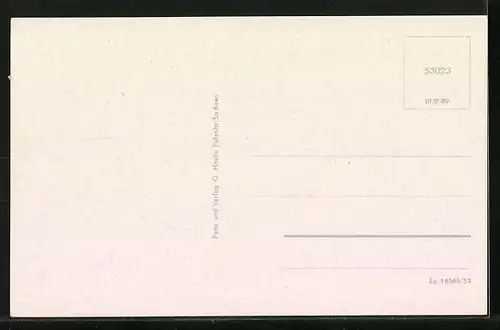 AK Ohorn /Sachsen, Strasse im Ortskern