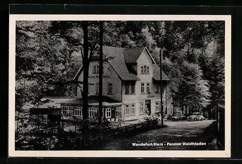 AK Wendefurt /Harz, Pension Waldfrieden