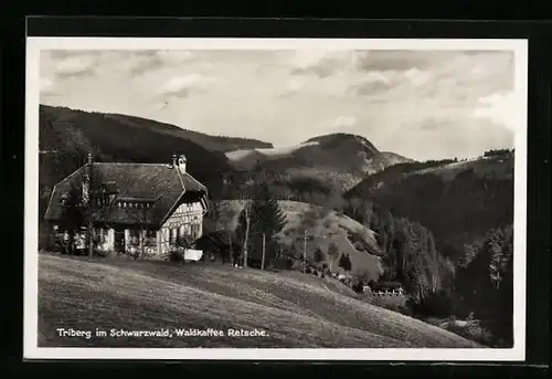 AK Triberg i. Schwarzwald, Waldkaffee Retsche