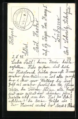 AK Allensbach, Ortsansicht mit Insel Reichenau