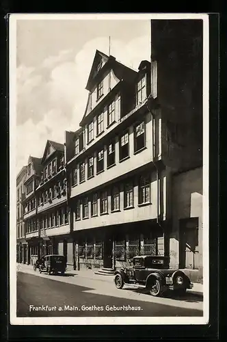AK Alt-Frankfurt, Vor Goethes Geburtshaus