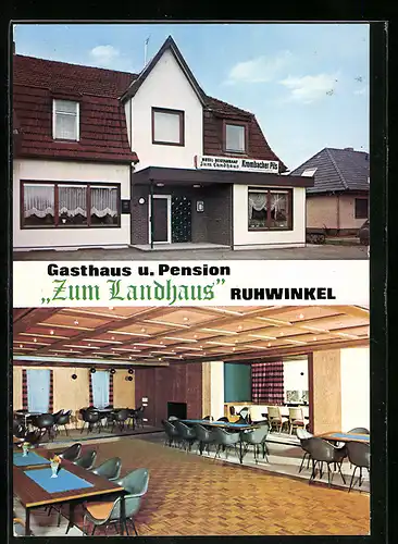 AK Ruhwinkel, Gasthaus u. Pension Zum Landhaus