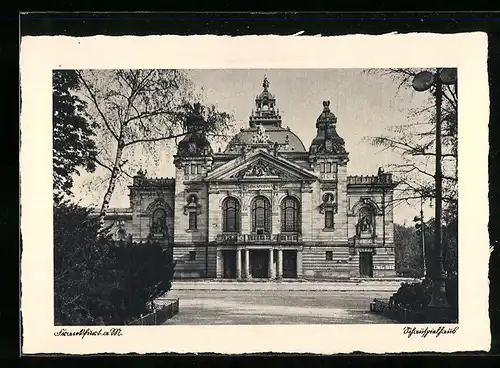 AK Frankfurt a. M., Partie am Schauspielhaus