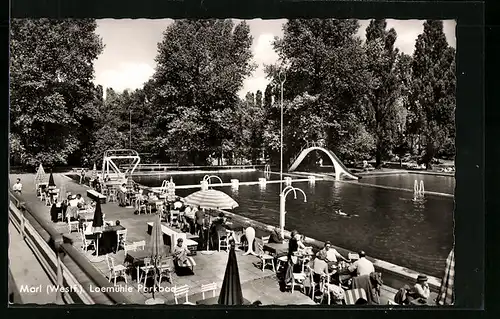 AK Marl /Westf., Am Loemühle Parkbad