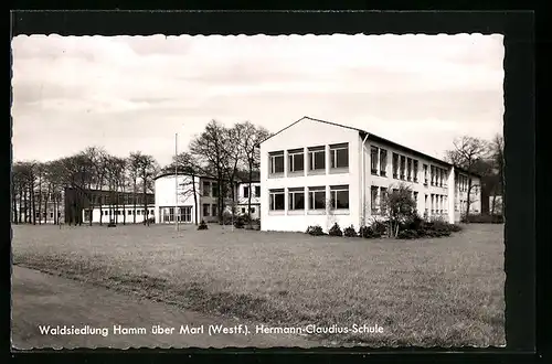 AK Hamm /Westf., Blick auf die Hermann-Claudius-Schule