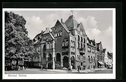 AK Wunstorf, Blick auf das Rathaus