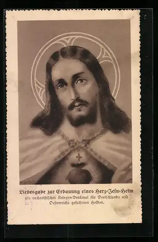 AK Heimenkirch /bayr. Allgäu, Liebesgabe zur Erbauung eines Herz-Jesu-Heim
