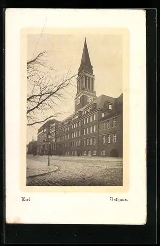 AK Kiel, Strassenpartie zum Rathaus