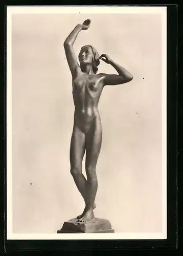 AK Hans Haffenrichter, Der Klang, nackte Frau, Erotik