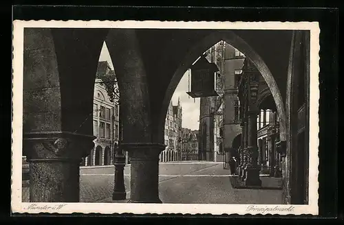 AK Münster i. W., Blick auf den Prinzipalmarkt