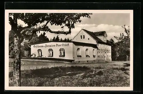 AK Vier Stöck / Odw., Gasthaus und Pension Zum Burgviertel, Bes. Georg Weber