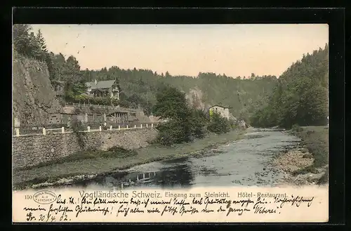 AK Steinicht, Partie am Flussufer