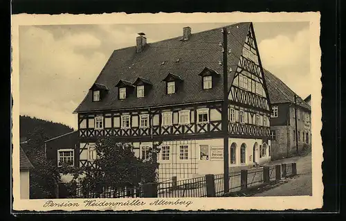 AK Altenberg / Erz., hotel-Pension Weidenmüller