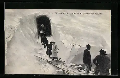 AK Chamonix, Grotte du glacier des Bossons, Bergsteigen