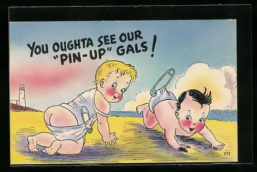 AK You Oughta See Our Pin-Up Gals!, Scherz