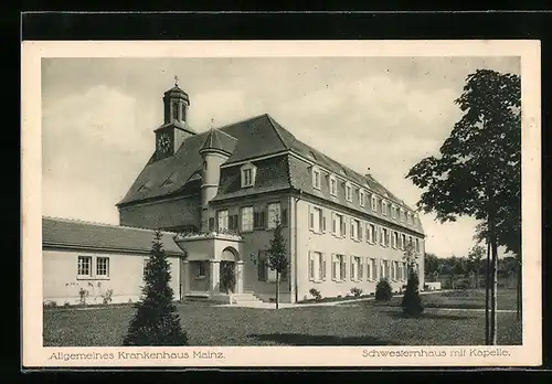 AK Mainz, Allgemeines Krankenhaus - Schwesternhaus mit Kapelle