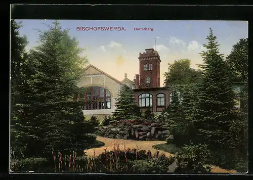 AK Bischofswerda, Butterberg, Ortsansicht