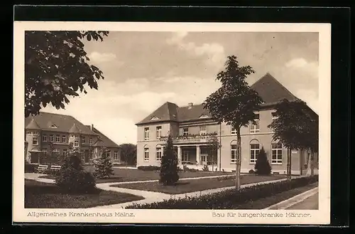 AK Mainz, Allgemeines Krankenhaus, Bau für lungenkranke Männer