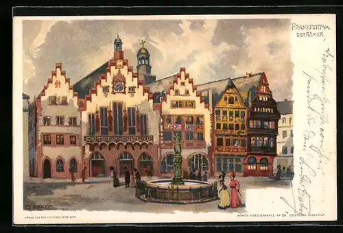 Künstler-AK C. Pfaff: Frankfurt a. M., Der Römer