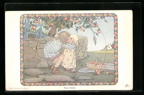 Künstler-AK Henriette Willebeek le Mair: Poor Baby