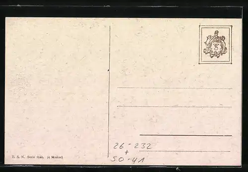 Künstler-AK Carl Reichert: Dackel-Mutter und Nachwuchs mit umgeworfenen Napf