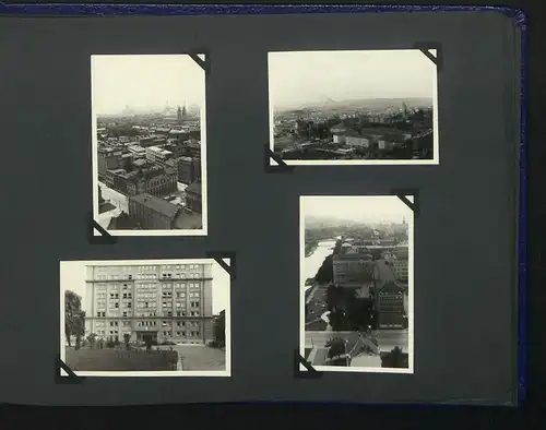 Fotoalbum mit 132 Fotografien, Deutscher Praktikant in der Tschechoslowakei CSSR 1960, Ostrava, Prag