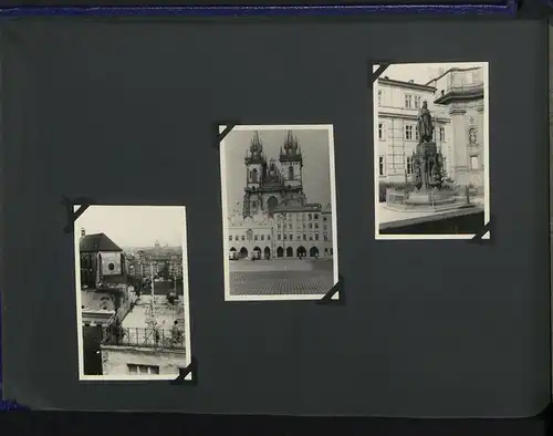 Fotoalbum mit 132 Fotografien, Deutscher Praktikant in der Tschechoslowakei CSSR 1960, Ostrava, Prag