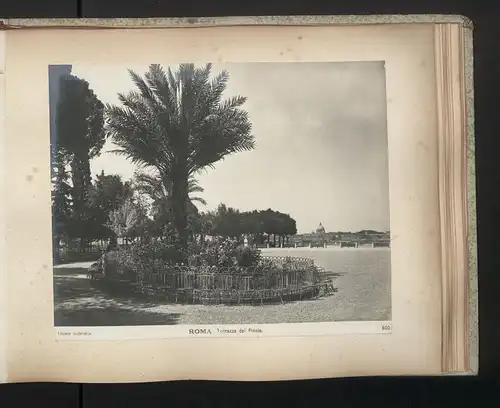 Fotoalbum mit 40 Fotografien, Edizione inalterabile, Ansicht Rom, Castello S. Angelo, San Paolo interno, Foro Trajano