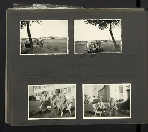Fotoalbum mit 199 Fotografien, Ansicht Fehmarn, Familie Hess auf Reise mit VW Käfer nach der Ostsee, 1959