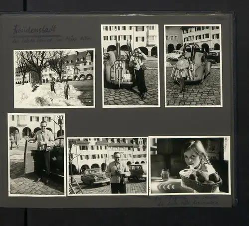 Fotoalbum mit 199 Fotografien, Ansicht Fehmarn, Familie Hess auf Reise mit VW Käfer nach der Ostsee, 1959