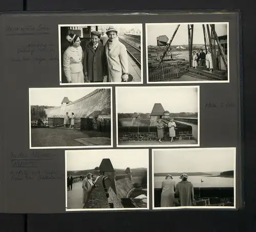 Fotoalbum mit 199 Fotografien, Ansicht Fehmarn, Familie Hess auf Reise mit VW Käfer nach der Ostsee, 1959