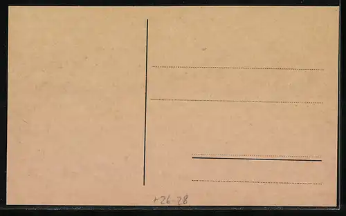Steindruck-AK Bonn, Strassenbahn vor dem Bahnhof