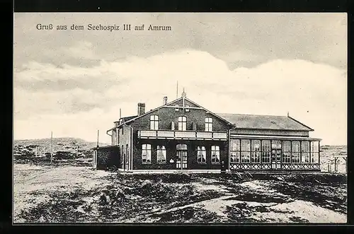 AK Norddorf / Amrum, Blick auf das Seehospiz III.
