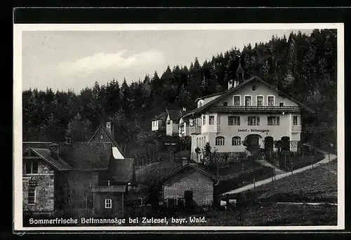AK Zwiesel /Bayr. Wald, Gasthof und Sommerfrische zur Bettmannsäge