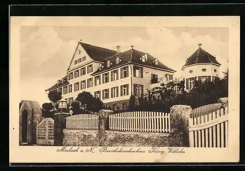 AK Marbach a. N., Bezirkskrankenhaus König Wilhelm