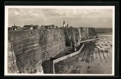 AK Helgoland, Westküste bei Ebbe