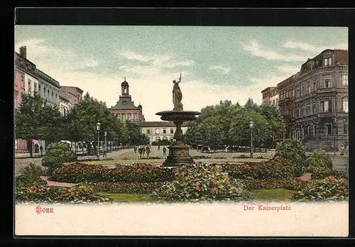 AK Bonn, Anlagen am Kaiserplatz