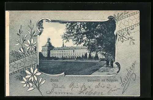 AK Bonn, Universität mit Hofgarten