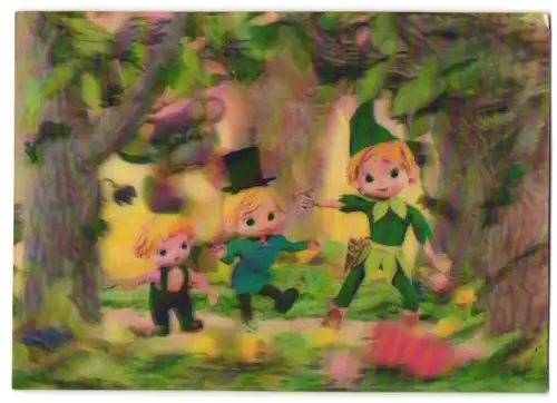 3D-AK Peter Pan im Walde