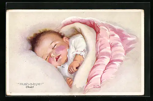 Künstler-AK sign. Lilian Rowles: Hush-a-bye, Chut