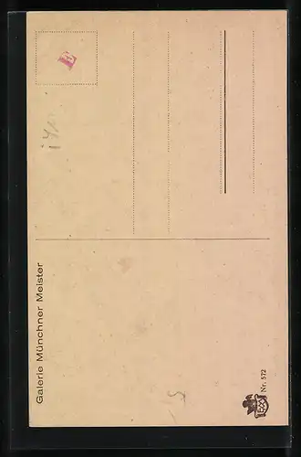 AK Wenn der Schleier fällt, Liebespaar umarmt sich