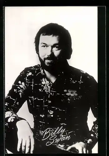 AK Musiker Billy Swan im gemusterten Hemd