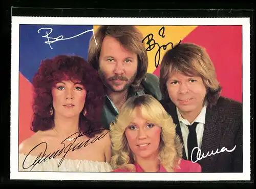 AK Musiker der Band Abba