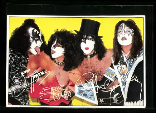 AK Die Musiker von Kiss schön schräg wie immer