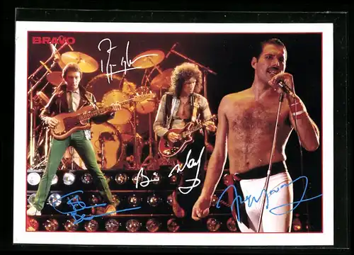 AK Die Musiker von Queen in ihrem Element
