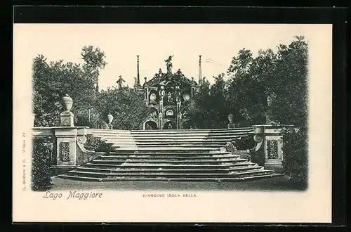 AK Isola Bella /Lago Maggiore, Giardino Isola Bella